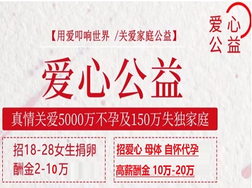 茂南捐卵助孕生子 爱心志愿者招募